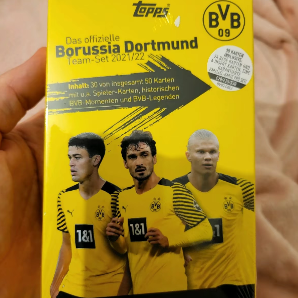 Topps UK 21/22 Borussia Dortmund Team Set