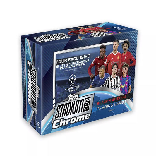 2021/22 Topps UEFA Champions League Stadium Club Chrome Soccer Mega Box