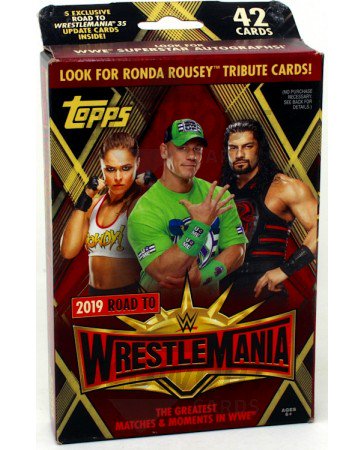 2019 Topps WWE Road To Wrestlemania Hanger Pack 12 Box Lot