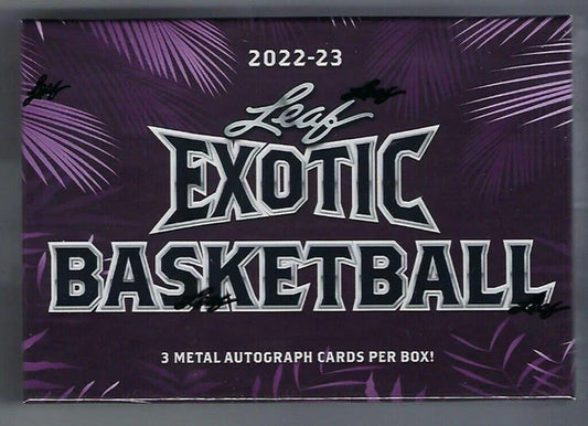 2022-23 Leaf Exotic Basketball Box