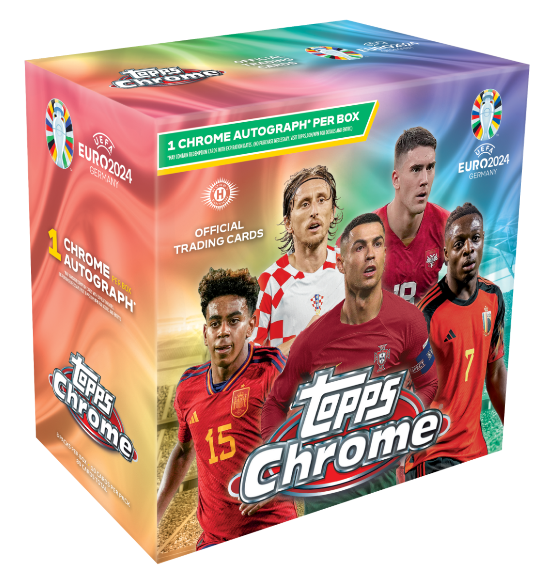 Topps Chrome UEFA EURO 2024 - Hobby Box