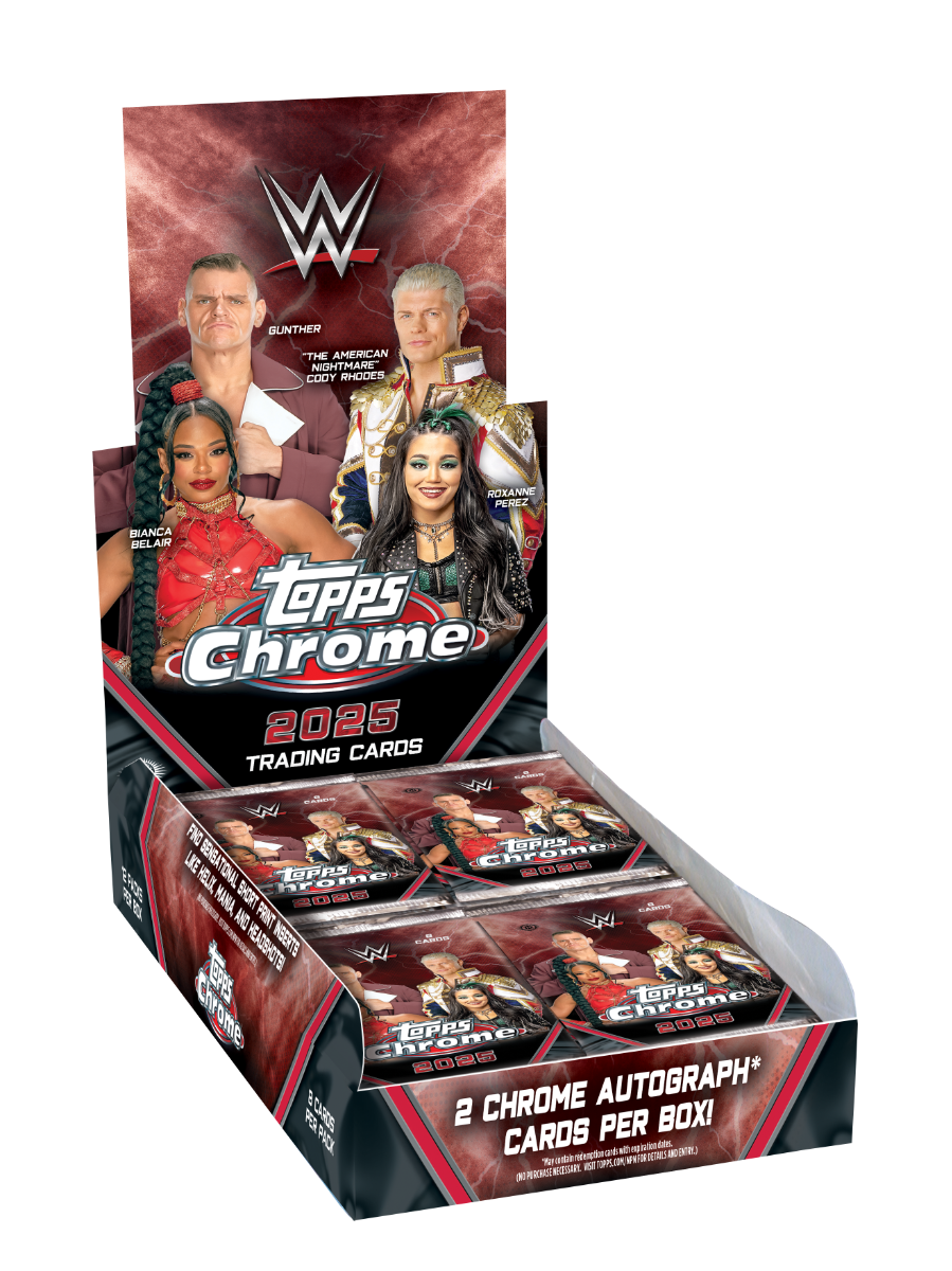 2025 Topps WWE Chrome - Hobby Box