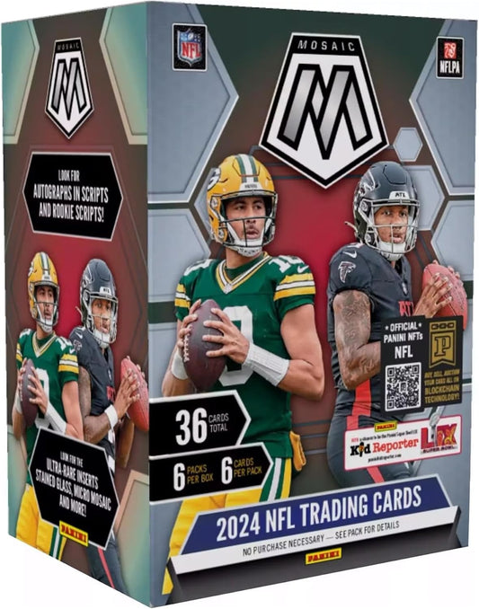 2024 Panini NFL Mosaic Football Trading Cards Blaster Box