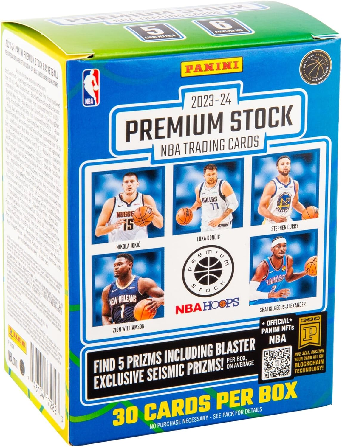 2023-24 Panini Premium Stock Basketball Trading Cards Blaster Box