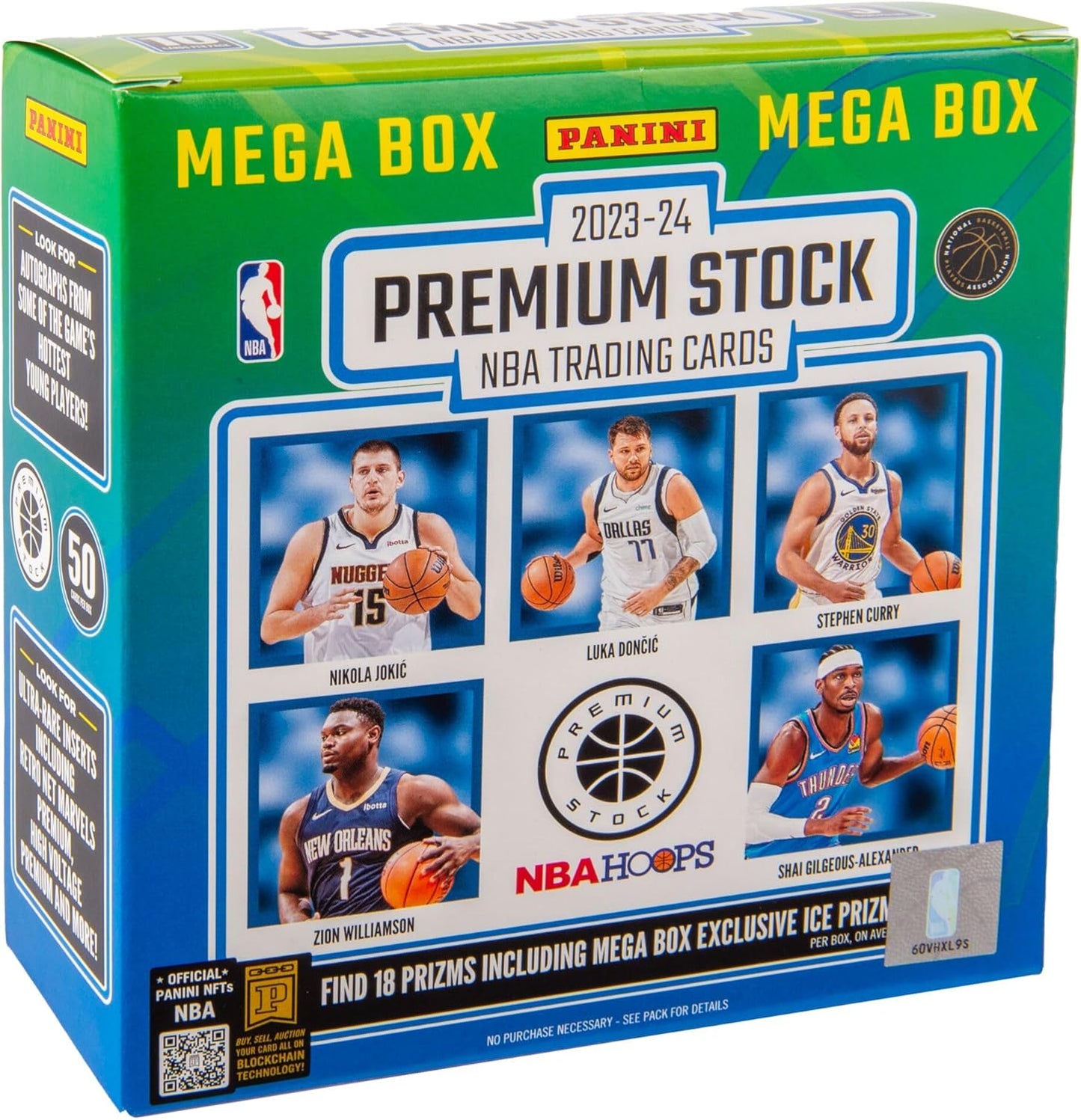 2023-24 Panini Premium Stock Basketball Trading Cards Mega Box