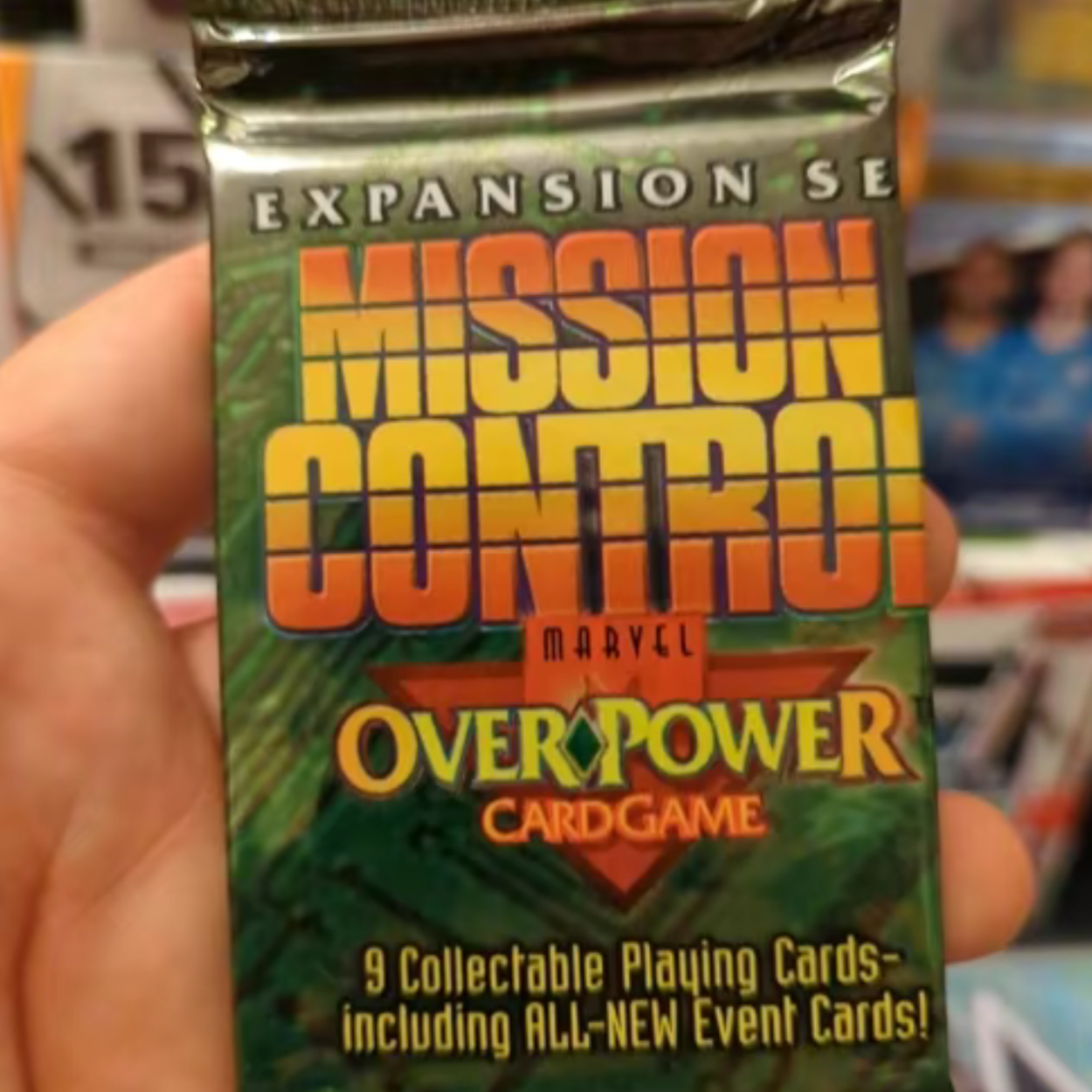 1996 Mission Control Marvel Overpower Vintage Booster Pack