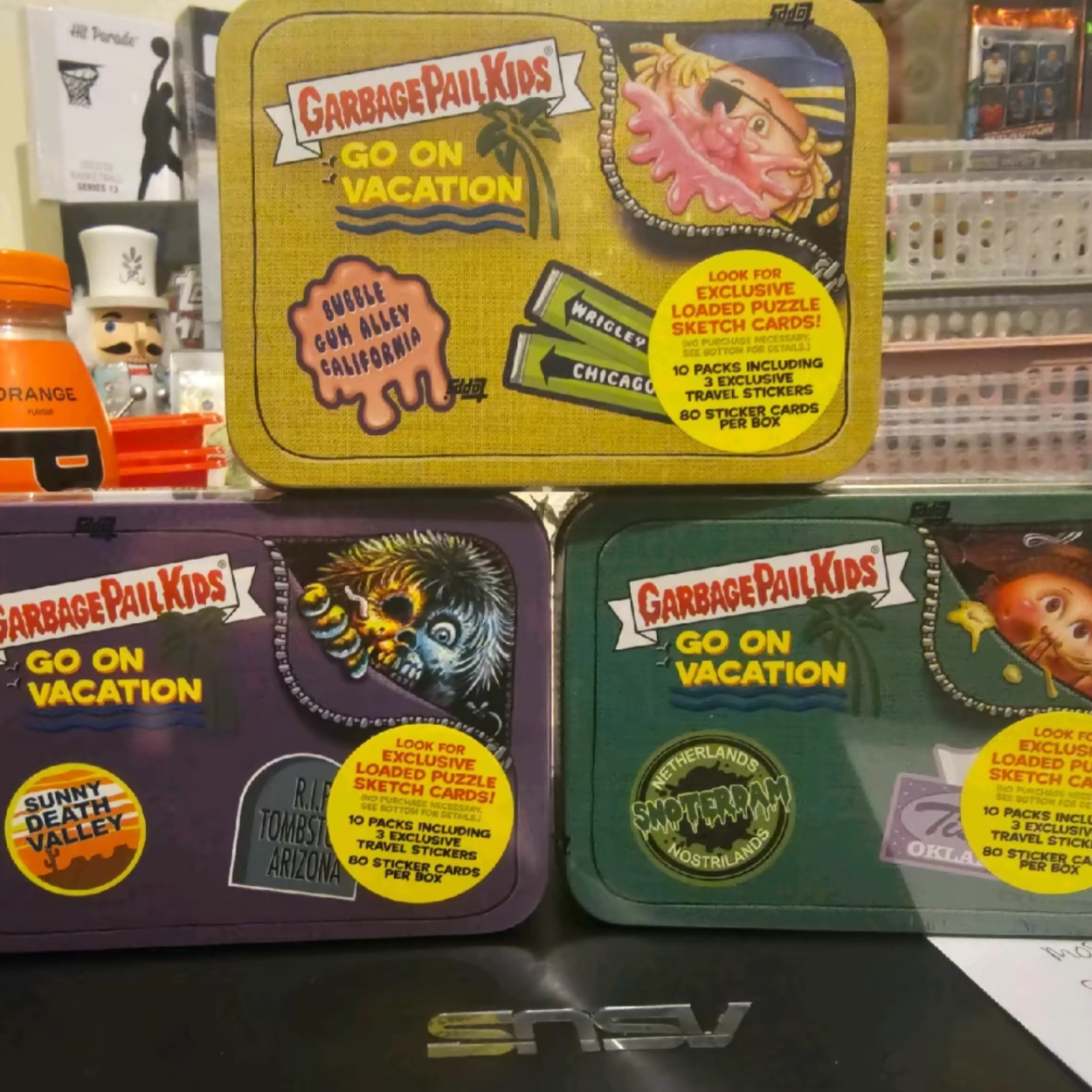 Garbage Pail Kids Go on Vacation Tin