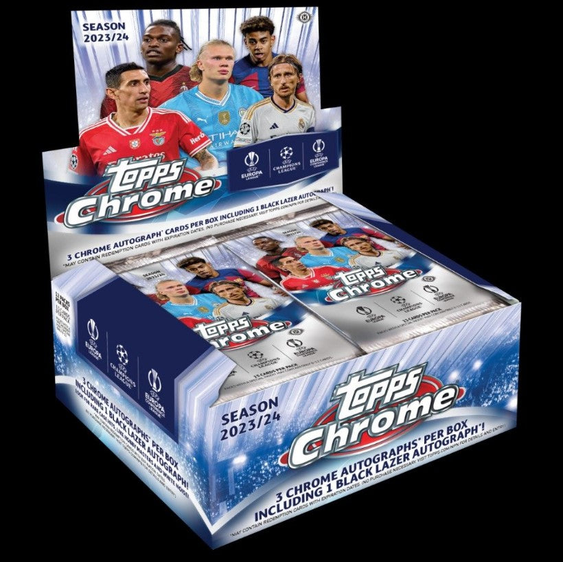 2023-24 Topps® Chrome UEFA Club Competitions - Jumbo Box