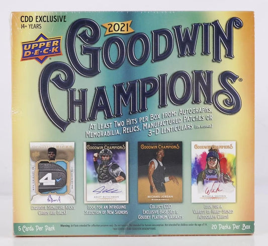 2021 Upper Deck Goodwin Champions Booster Pack