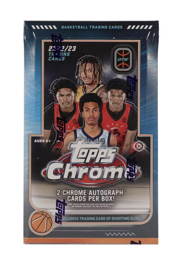 2022/23 Topps Chrome Overtime Elite Basketball Hobby Box