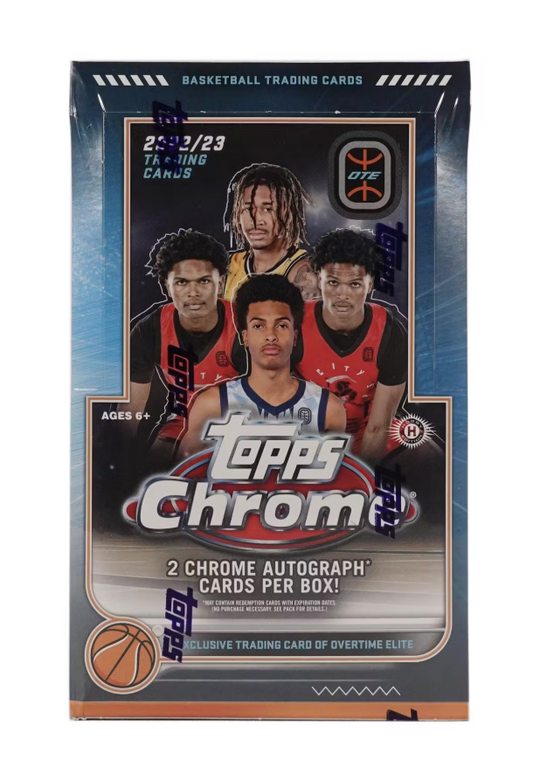 2022/23 Topps Chrome Overtime Elite Basketball Hobby Box