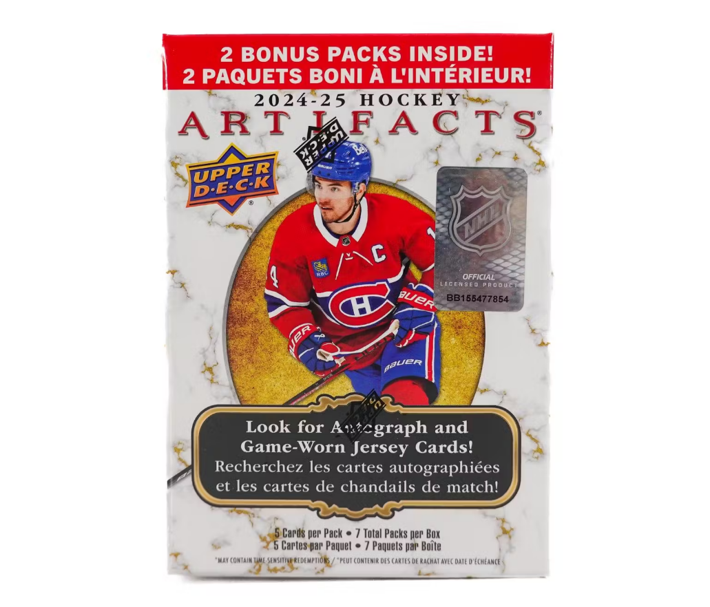 2024/25 Upper Deck Artifacts Hockey 7-Pack Blaster Box