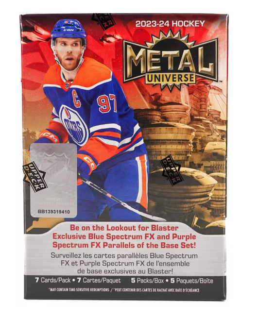 2023/24 Upper Deck Skybox Metal Universe Hockey 5-Pack Blaster Box