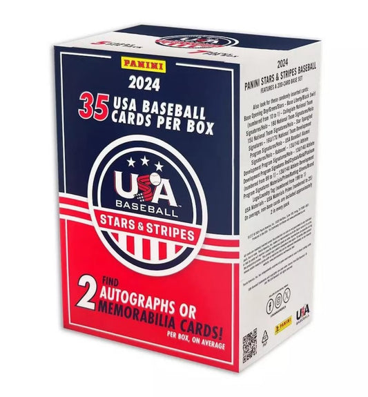 2024 Panini USA Stars & Stripes Baseball 7-Pack Blaster Box