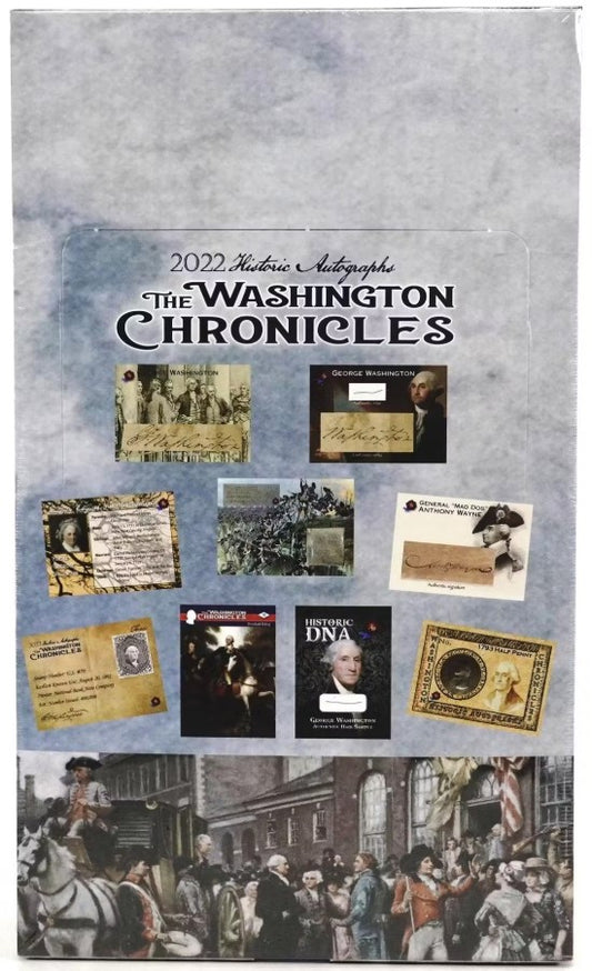 2022 Historic Autographs The Washington Chronicles Booster Pack