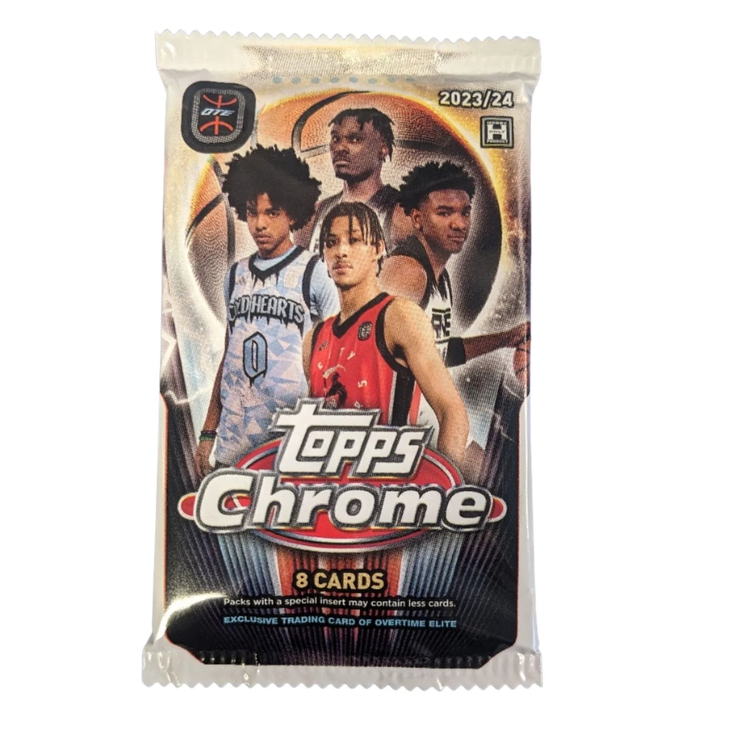 2023-24 TOPPS CHROME OVERTIME ELITE BASKETBALL HOBBY PACK