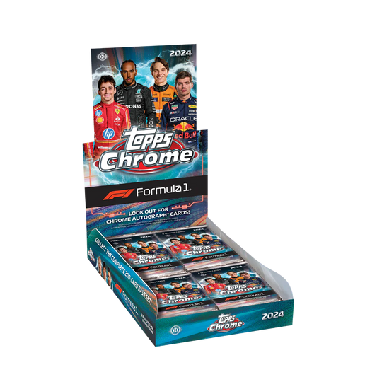 1x 2024 Topps Chrome F1 Formula 1 Hobby Booster Pack