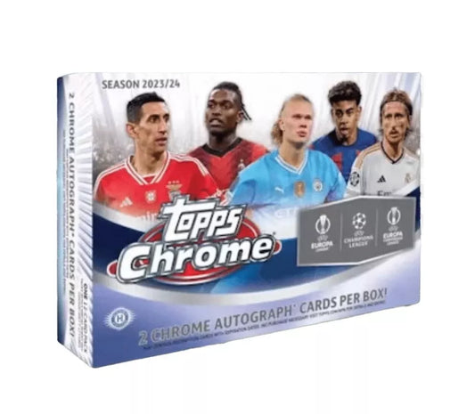 2023-24 Topps Chrome UEFA Club Competitions BREAKERS DELIGHT Box