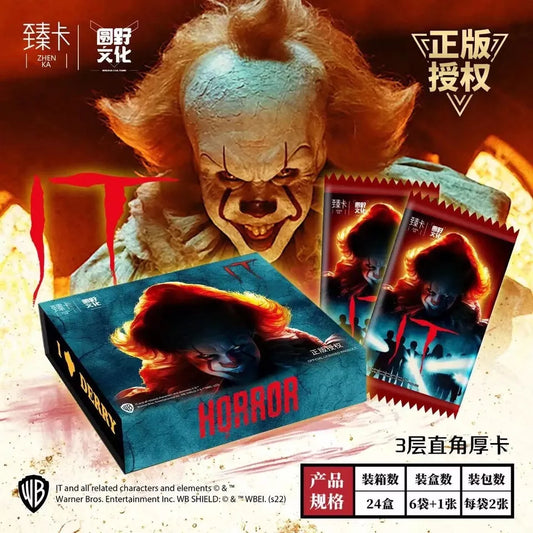 2024 OFFICIAL IT WB Trading Cards 6 Pack Premium Hobby Box Horror Sealed New